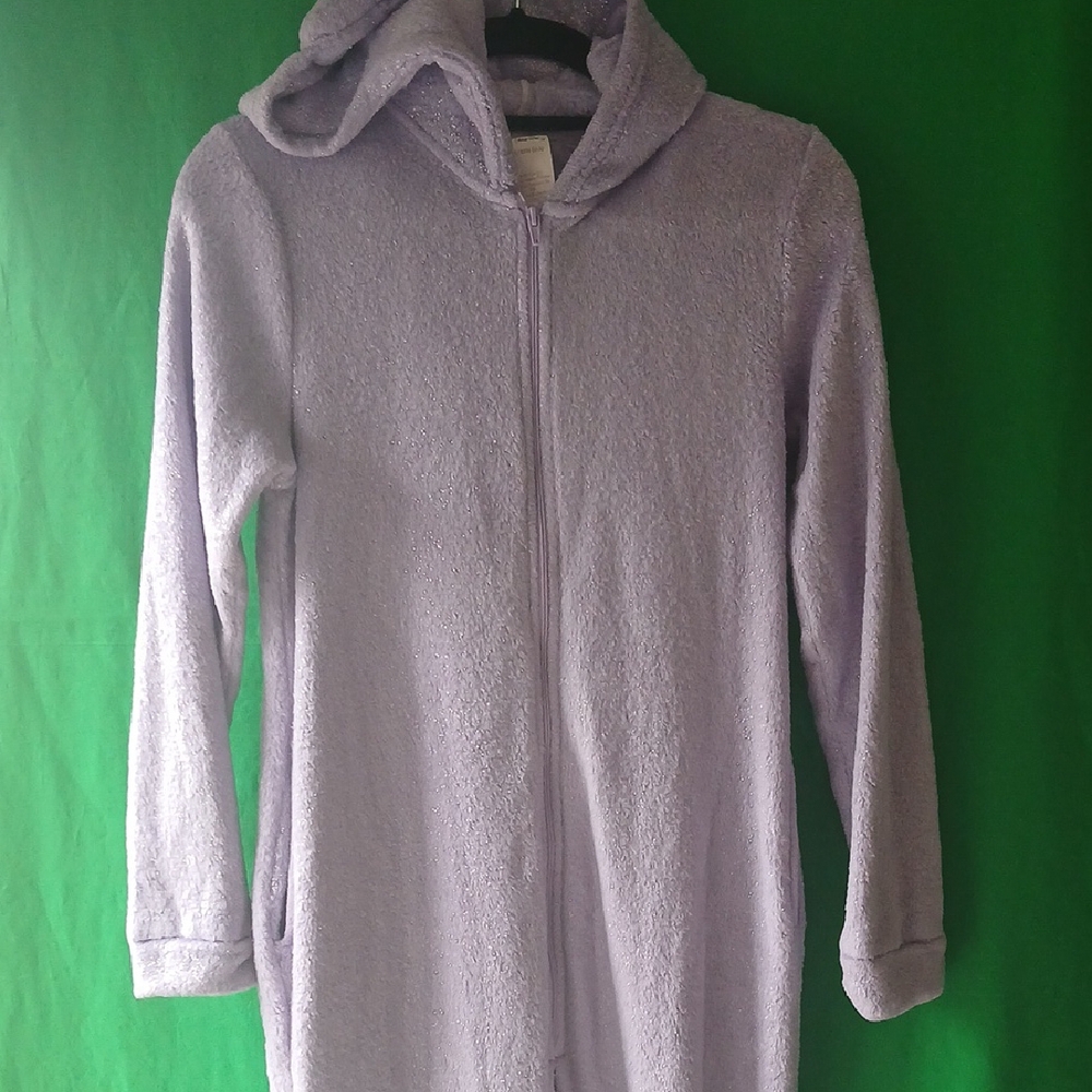 Cozy Purple Hooded Onesie